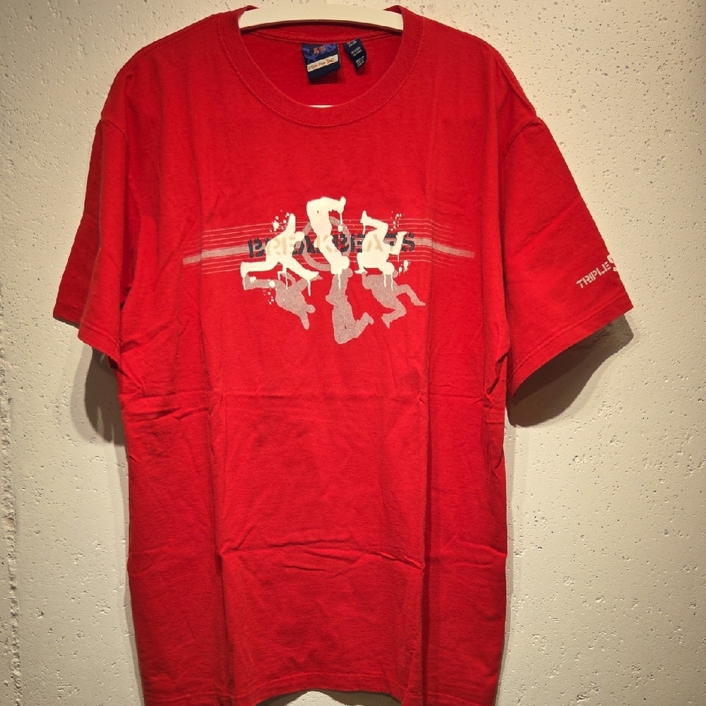Triple Five Soul Red Break Beats Graphic T-Shirt (XL)